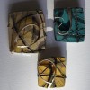 Ceramic and silver brooches