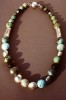 Silver, turquoise necklace